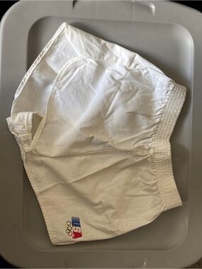Levi's White Kids Athletic Shorts with USA Logo